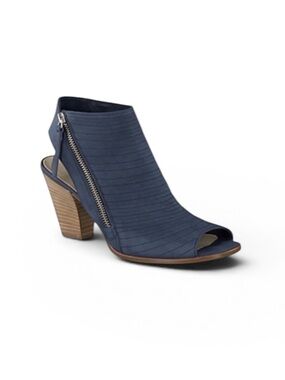 Paul Green Cayenne Blue Peep Toe Sz UK 4 / US 6.5